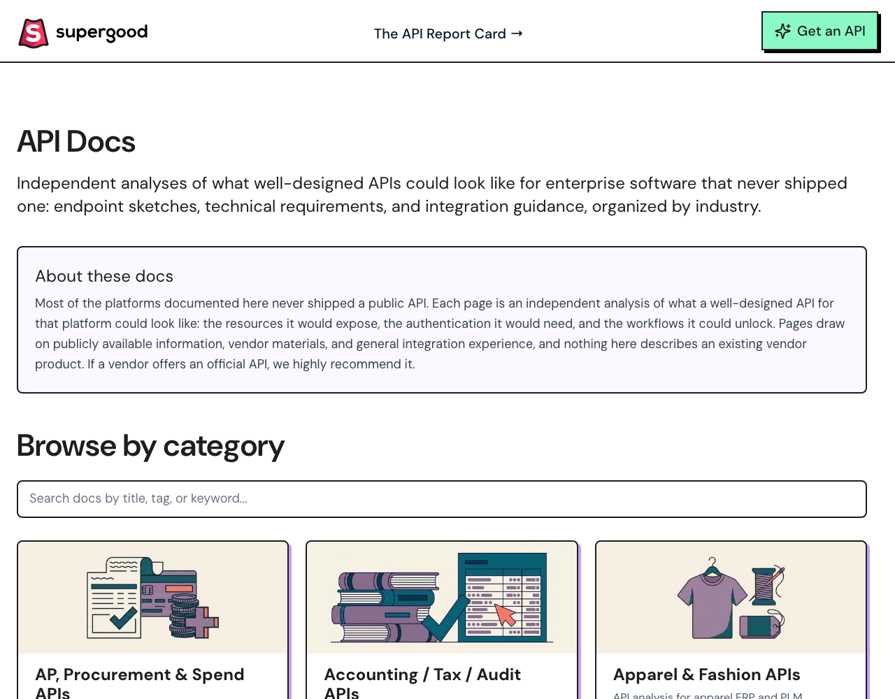 Supergood pricing page, captured for reference